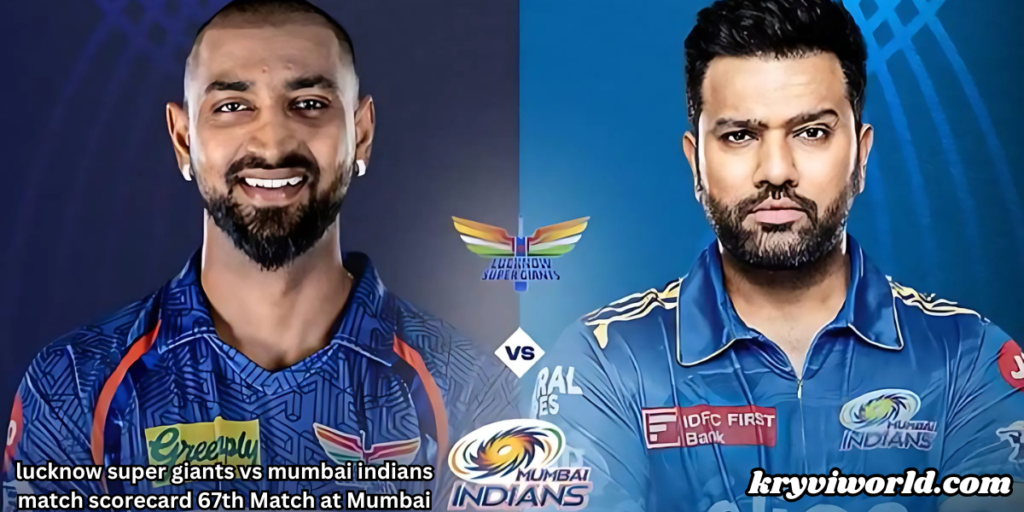 lucknow super giants vs mumbai indians match scorecard